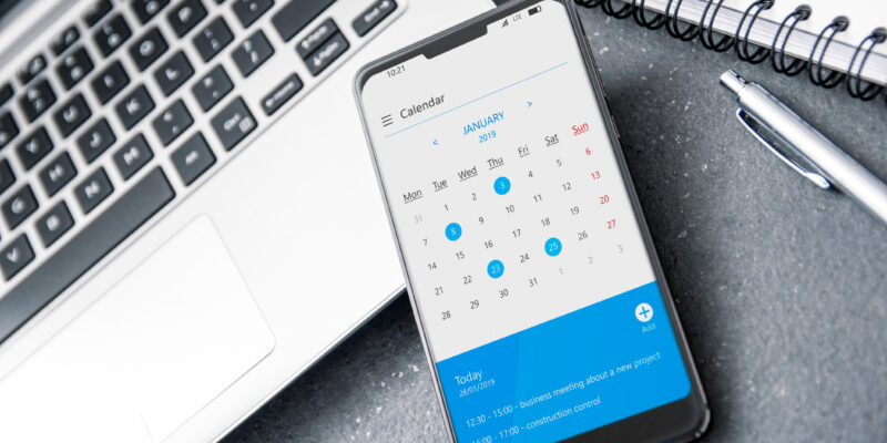 Calendar app